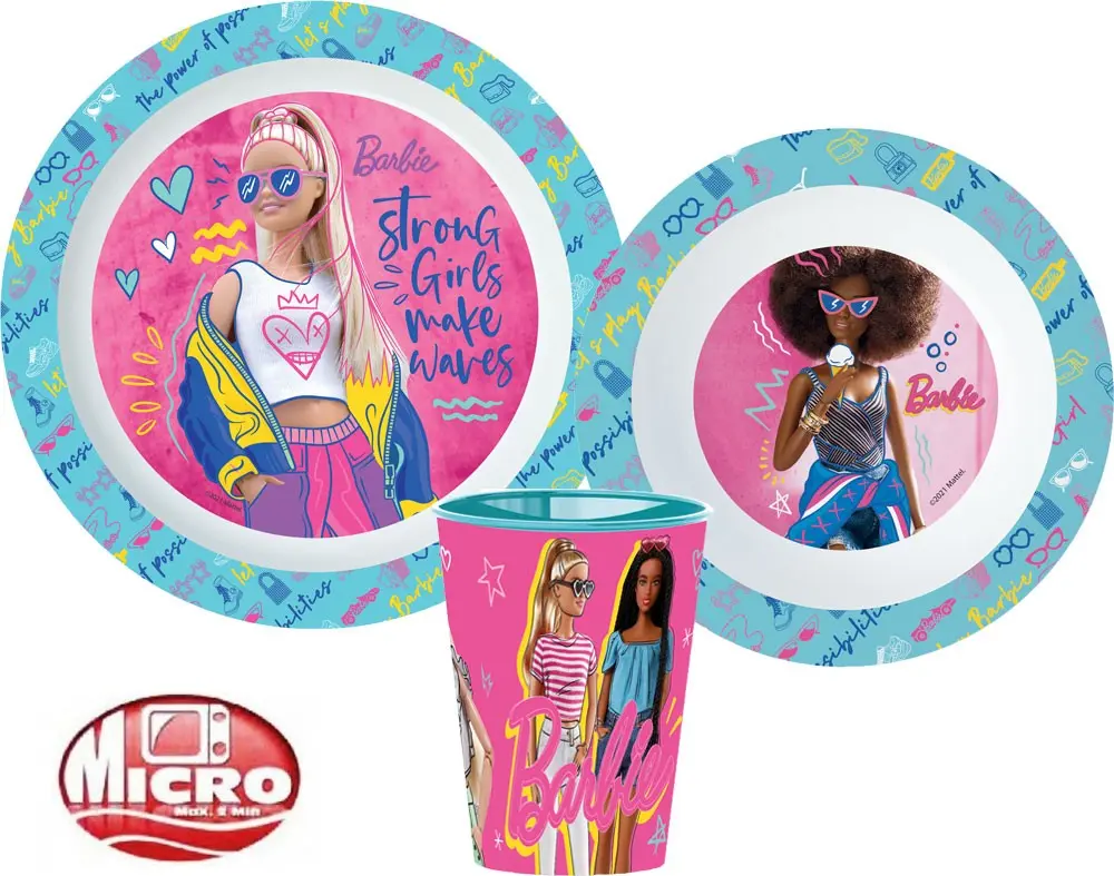 Barbie Set za jelo, Mikro plastični set fotografija proizvoda