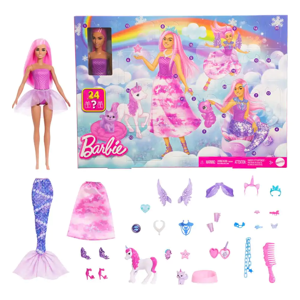 Barbie Adventski kalendar s lutkom Fantasy fotografija proizvoda
