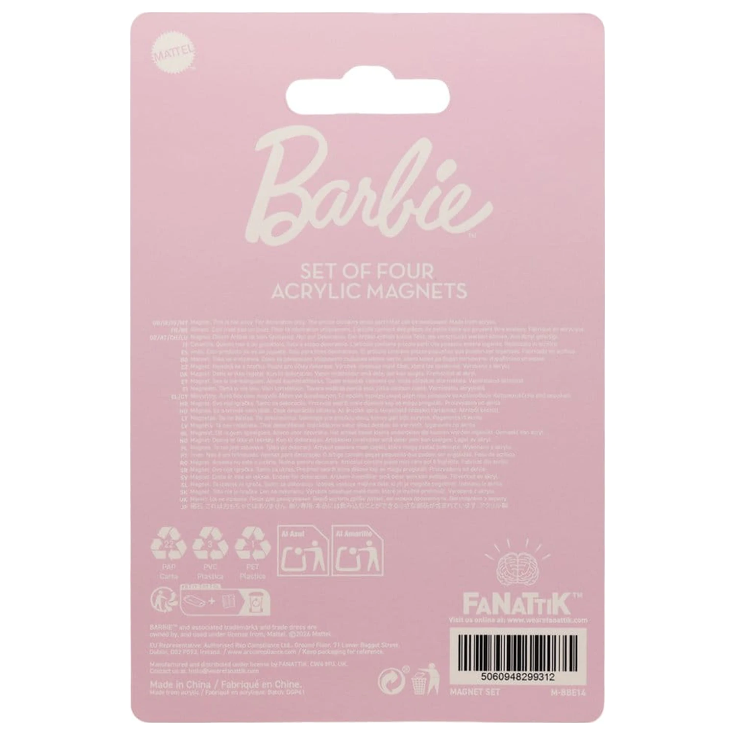 Barbie Magnet Set Malibu Barbie fotografija proizvoda