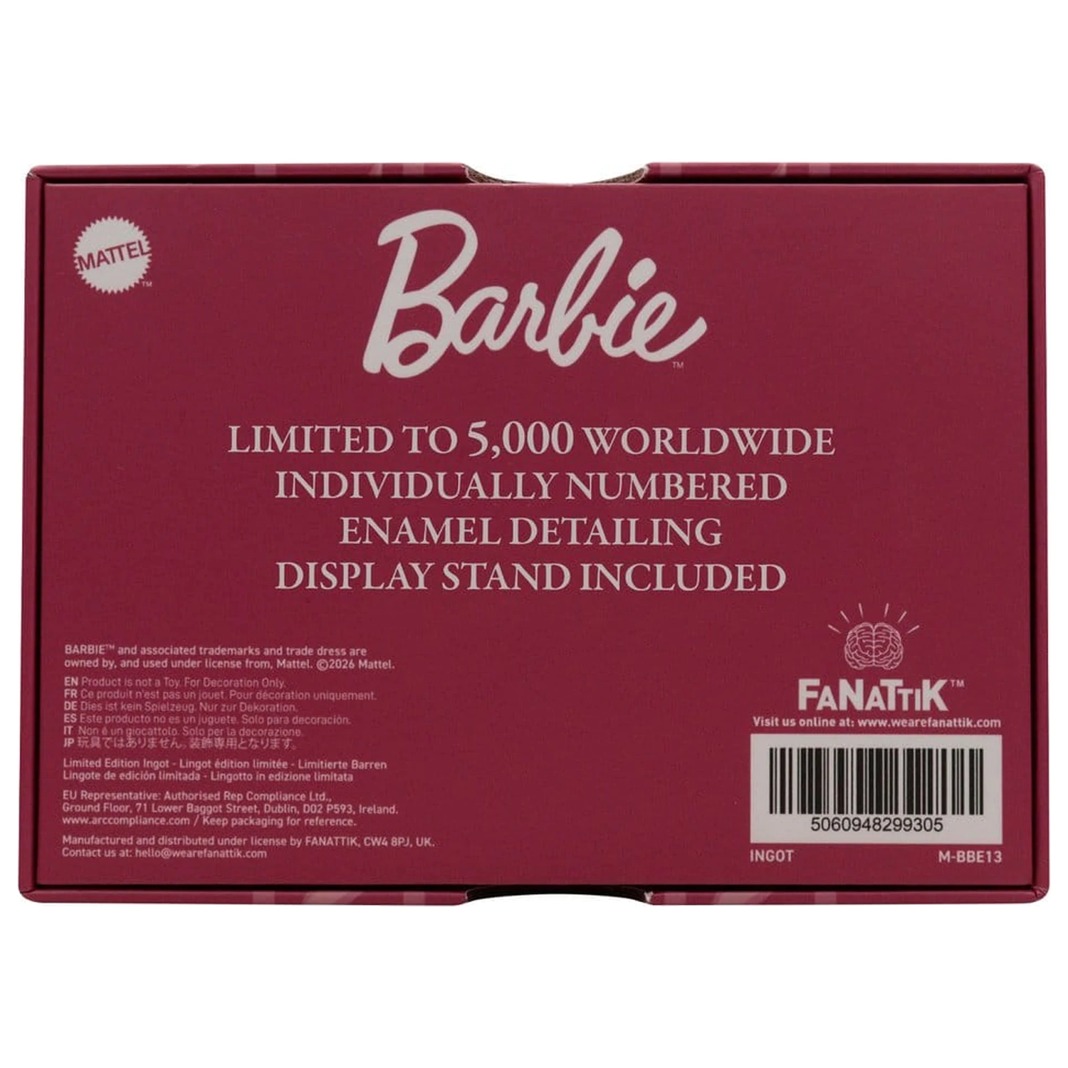 Barbie Ingot Orašar Limitirano izdanje fotografija proizvoda