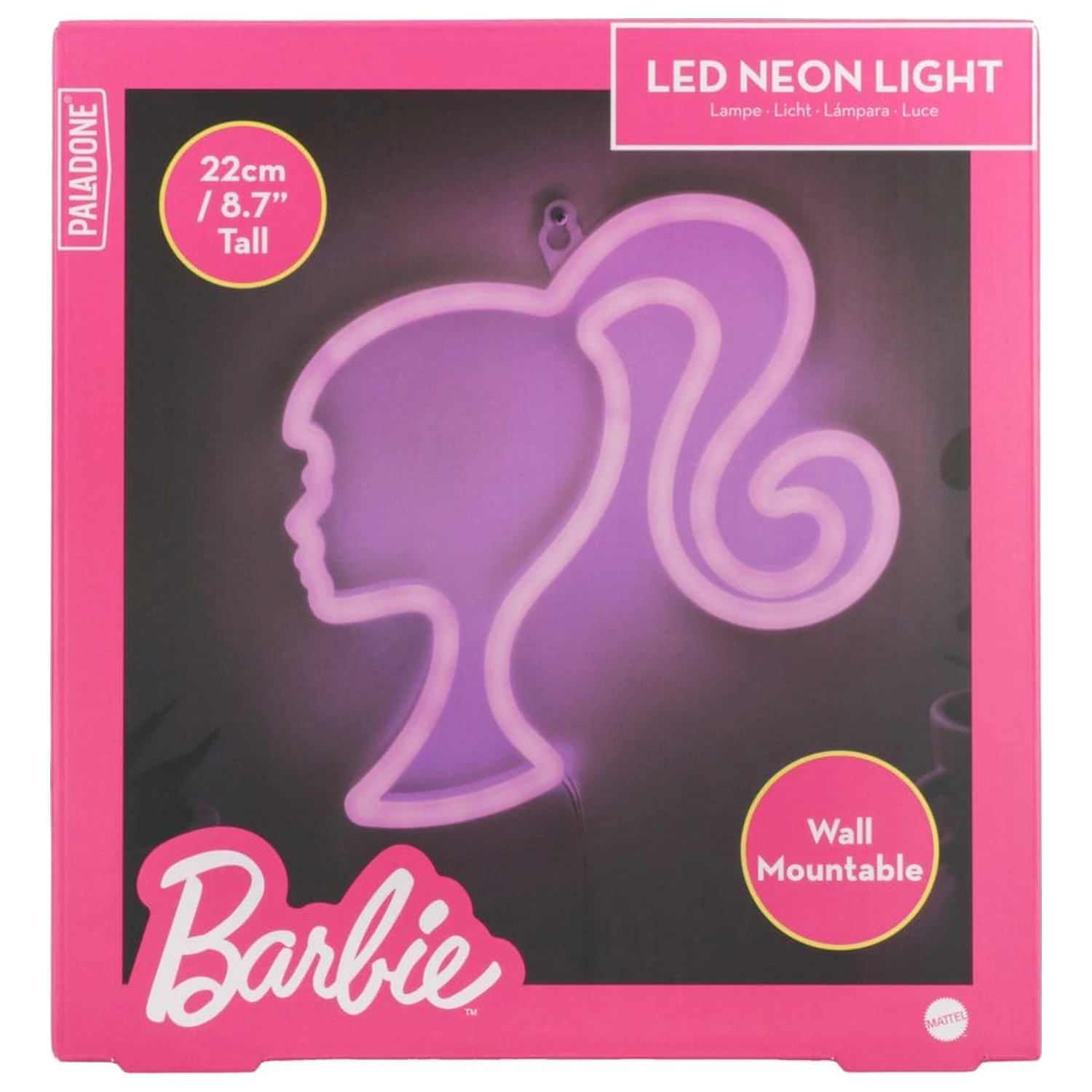 Barbie Zidna Lampa LED Neon fotografija proizvoda
