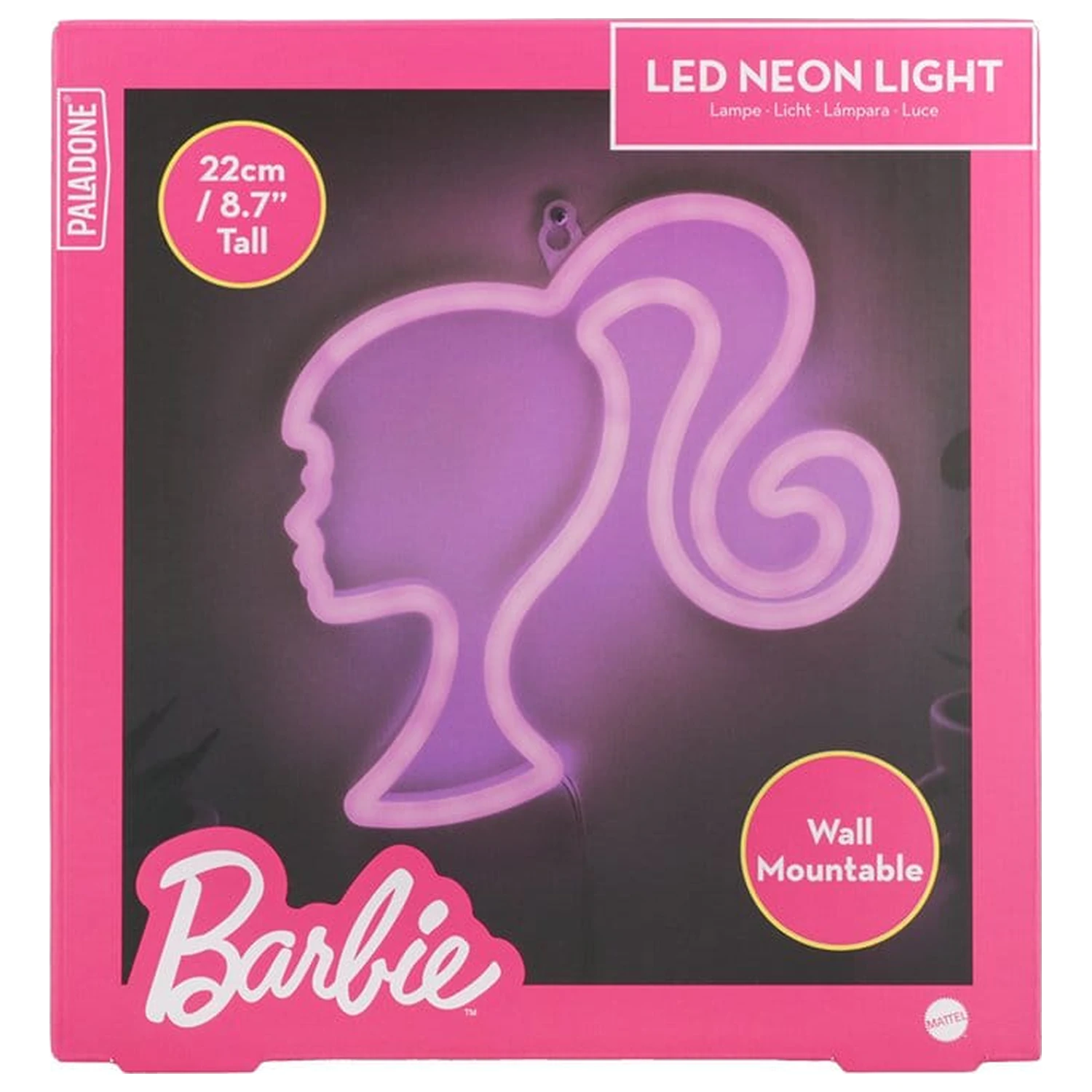 Barbie Zidna Lampa LED Neon fotografija proizvoda