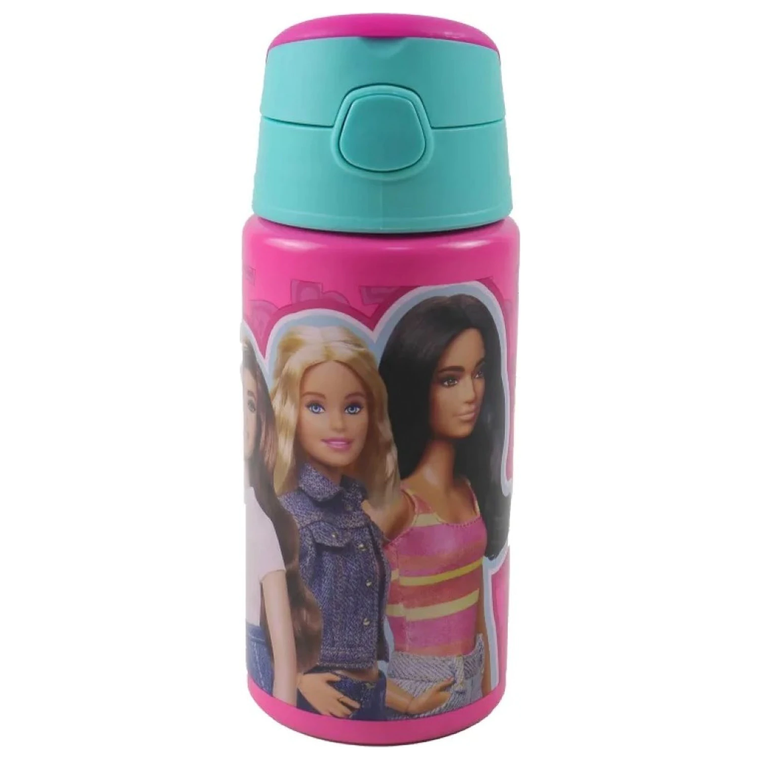 Barbie Love Aluminijska boca za vodu sa slamkom i kukom 500 ml fotografija proizvoda