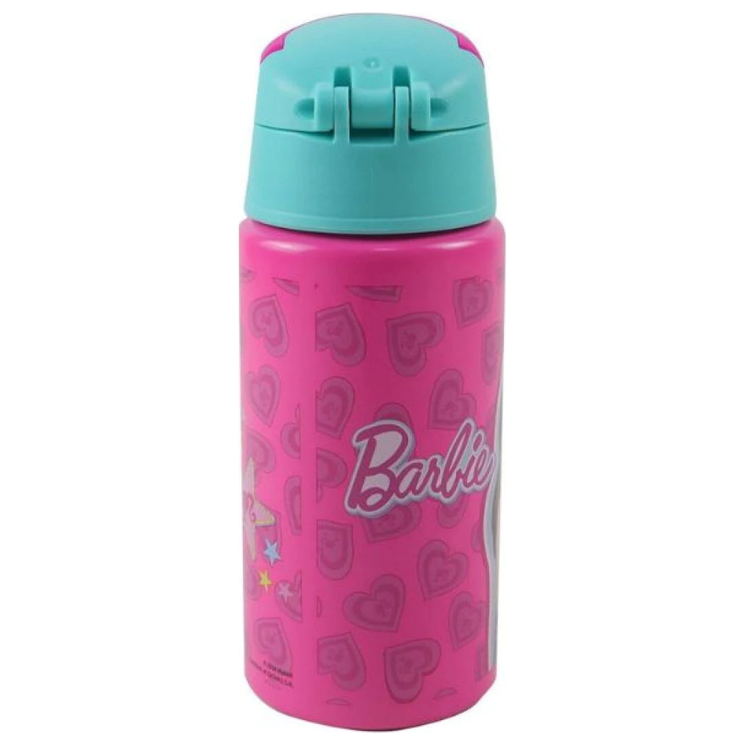 Barbie Love Aluminijska boca za vodu sa slamkom i kukom 500 ml fotografija proizvoda
