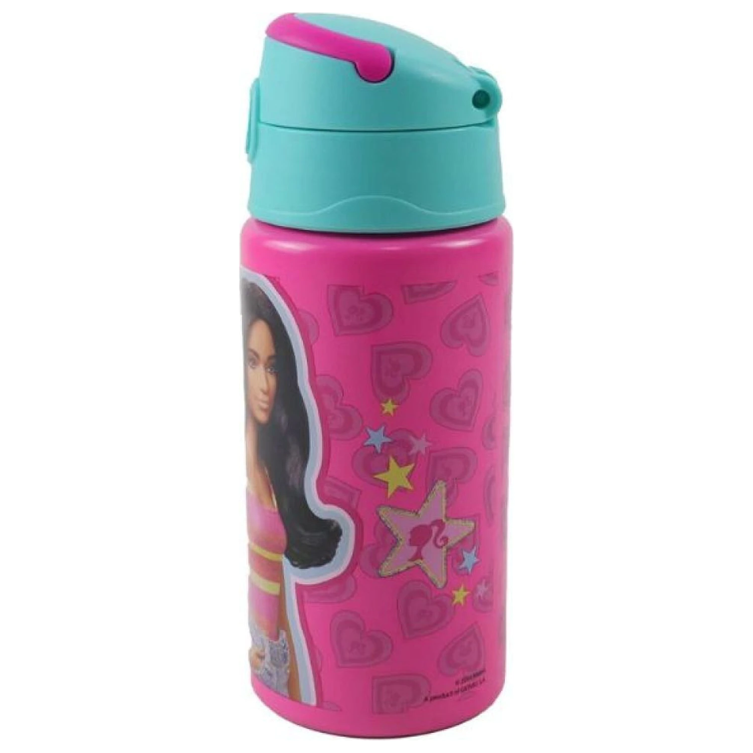 Barbie Love Aluminijska boca za vodu sa slamkom i kukom 500 ml fotografija proizvoda