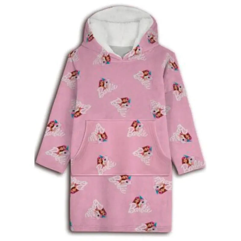 Barbie oversize sweatshirt kaput za djecu koralj fotografija proizvoda