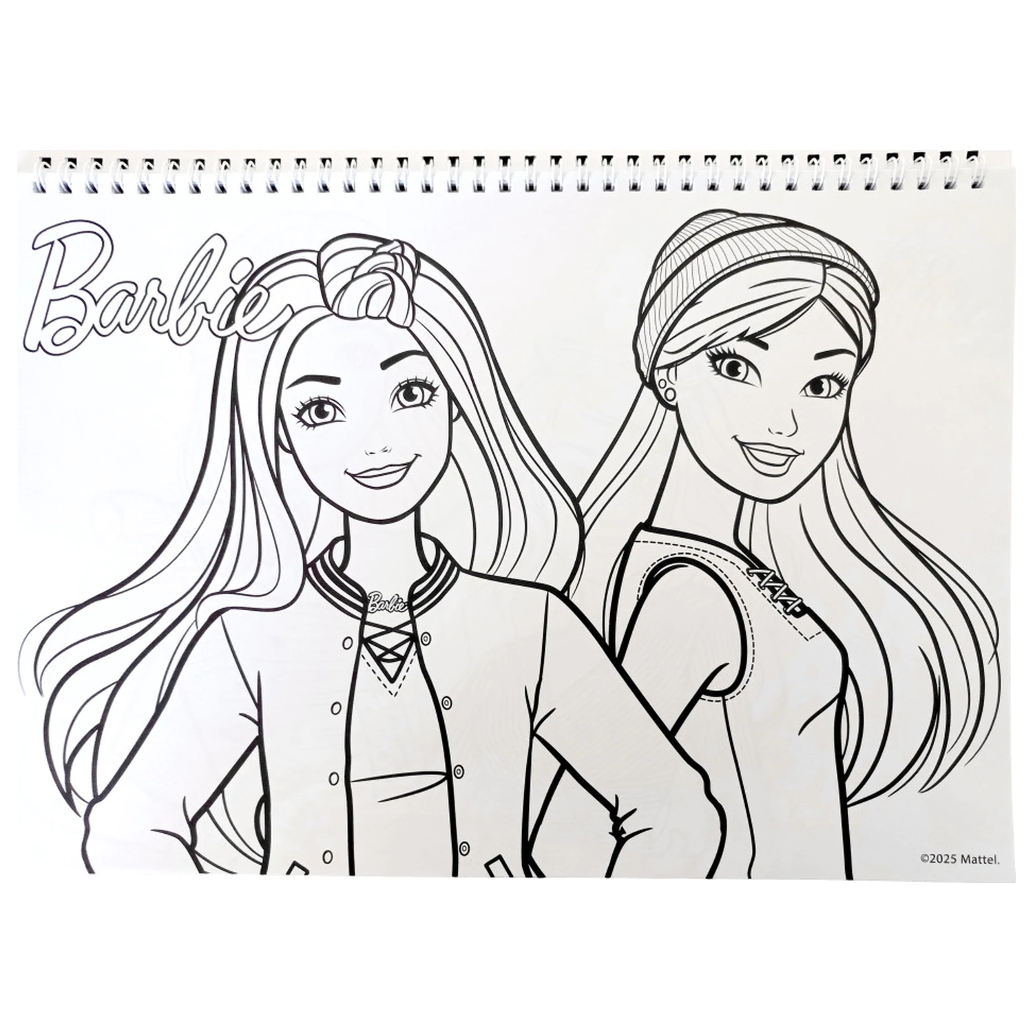 Barbie Paints A/4 Spiralni blok za crtanje 40 listova sa naljepnicama fotografija proizvoda