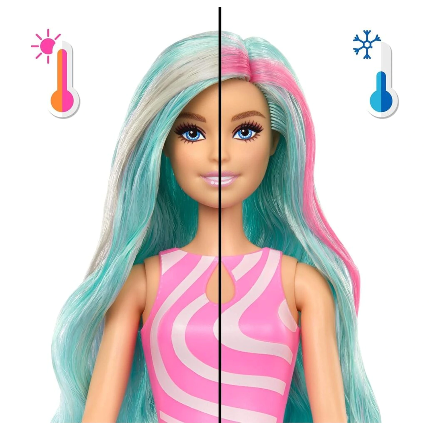 Barbie Pop Reveal Sea Breeze Blue Cup lutka fotografija proizvoda