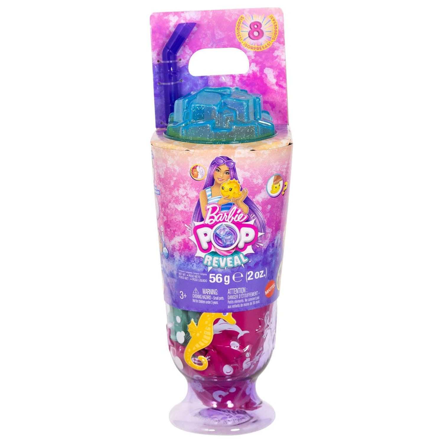 Barbie Pop Reveal Sea Breeze Purple lutka fotografija proizvoda