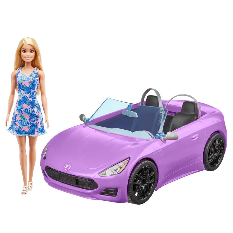 Barbie Purple Cabriolet + lutka fotografija proizvoda
