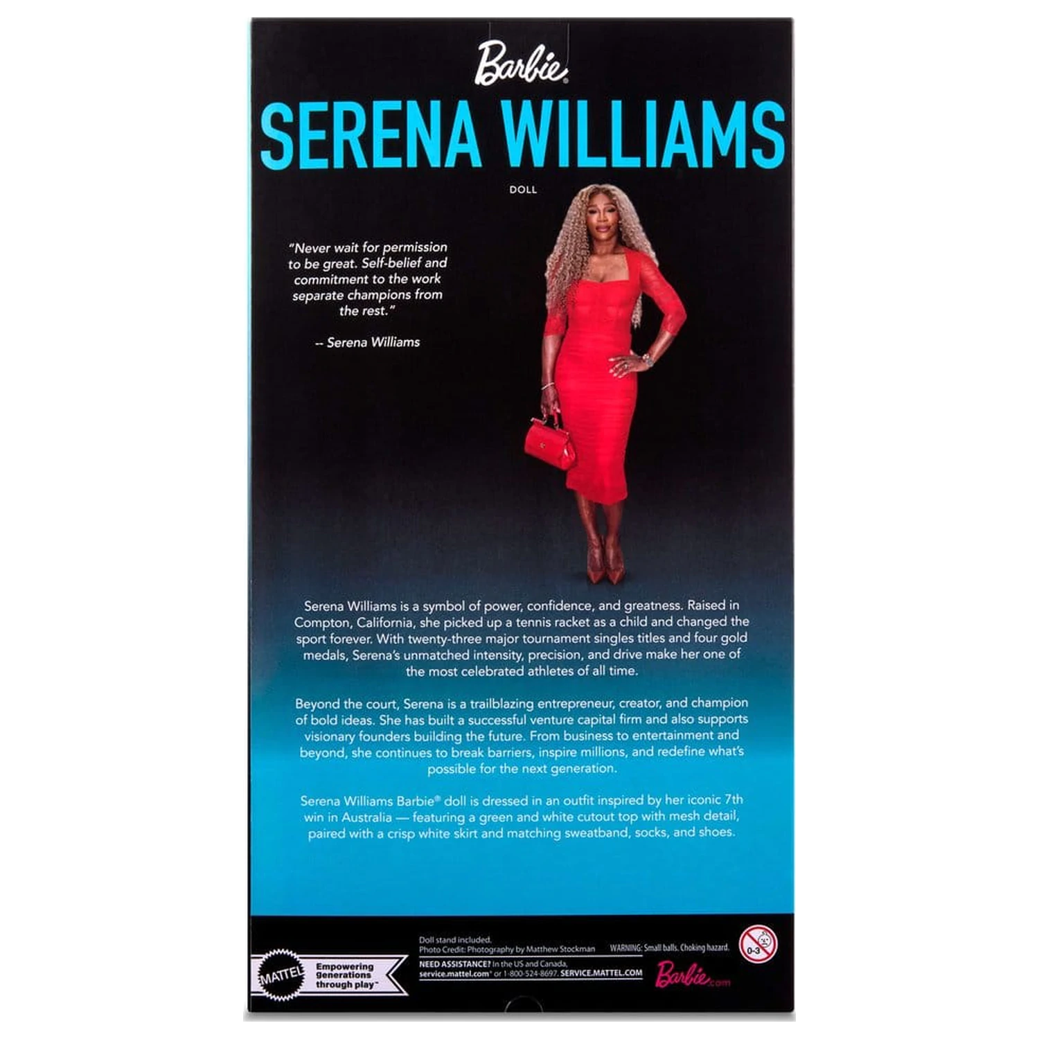Barbie Signature Lutka Serena Williams fotografija proizvoda