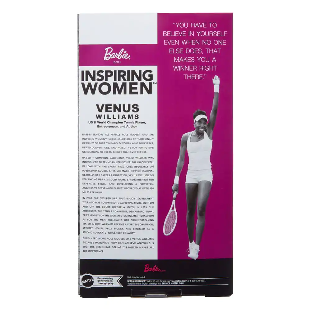 Barbie Signature Inspiring Women Lutka Venus Williams fotografija proizvoda