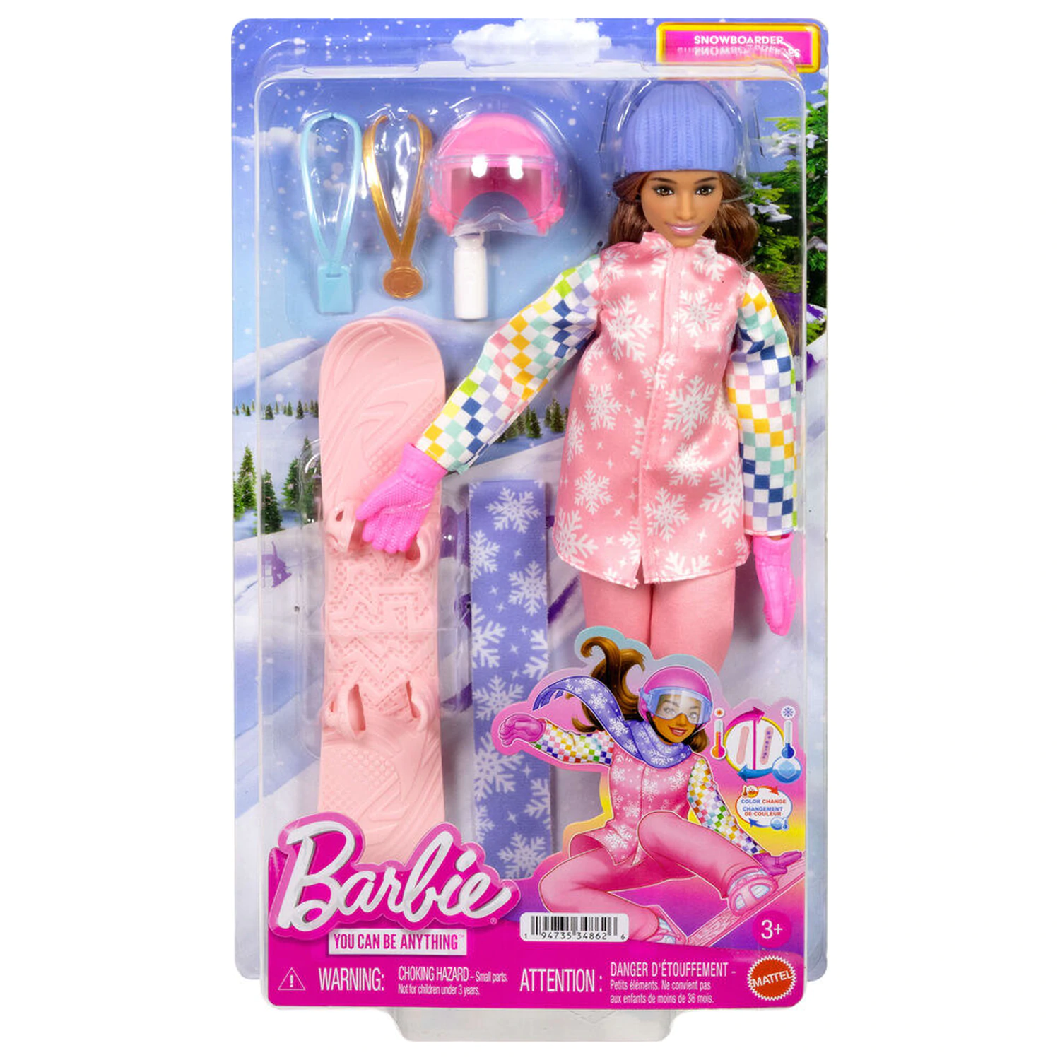 Barbie lutka za snowboard fotografija proizvoda