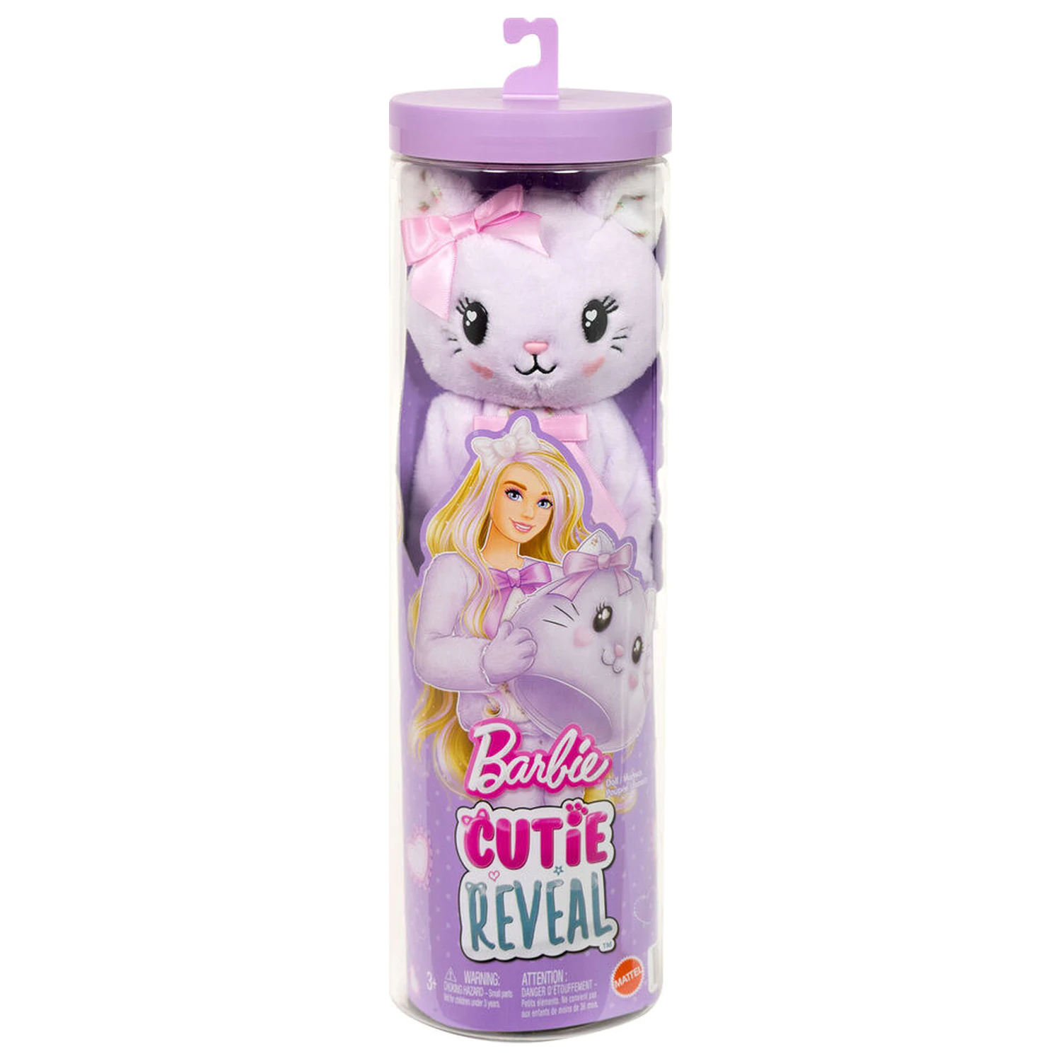 Barbie Sweet Ties Cutie Reveal Lilac Kitten lutka fotografija proizvoda