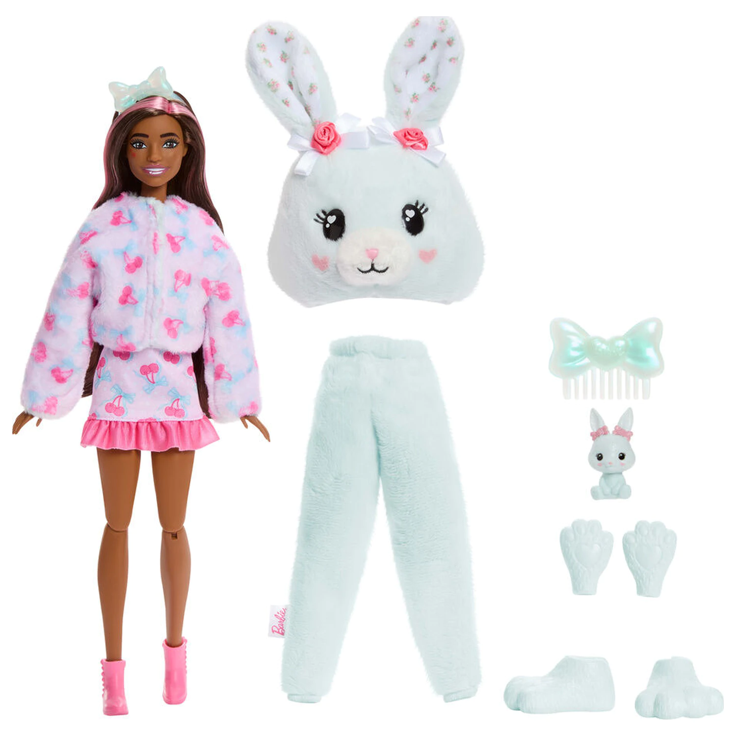 Barbie Sweet Ties Cutie Reveal Mint Bunny lutka fotografija proizvoda