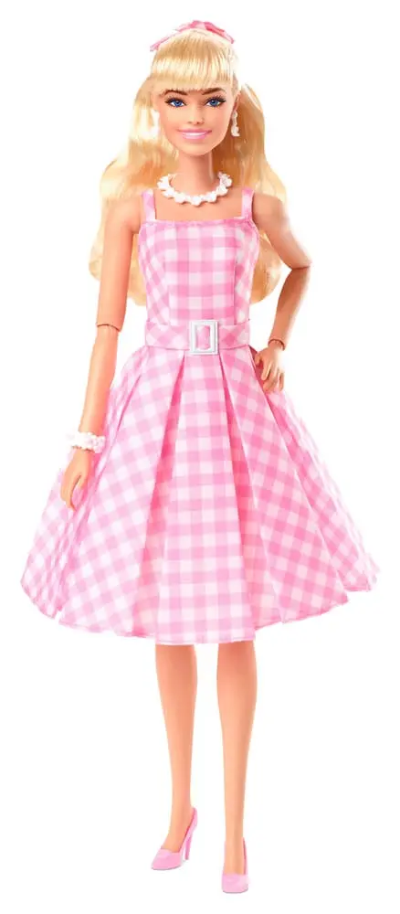 Barbie The Movie Doll Barbie u ružičastoj Gingham haljini [OŠTEĆENO PAKIRANJE] fotografija proizvoda