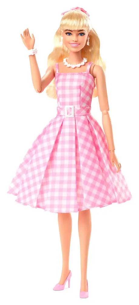 Barbie The Movie Doll Barbie u ružičastoj Gingham haljini [OŠTEĆENO PAKIRANJE] fotografija proizvoda