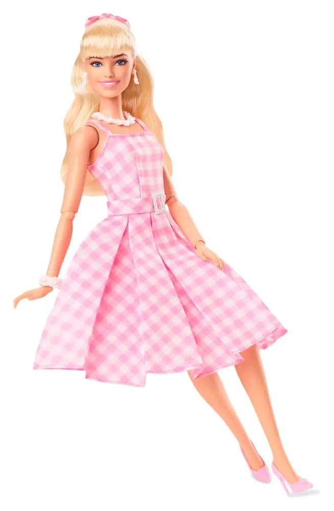 Barbie The Movie Doll Barbie u ružičastoj Gingham haljini [OŠTEĆENO PAKIRANJE] fotografija proizvoda