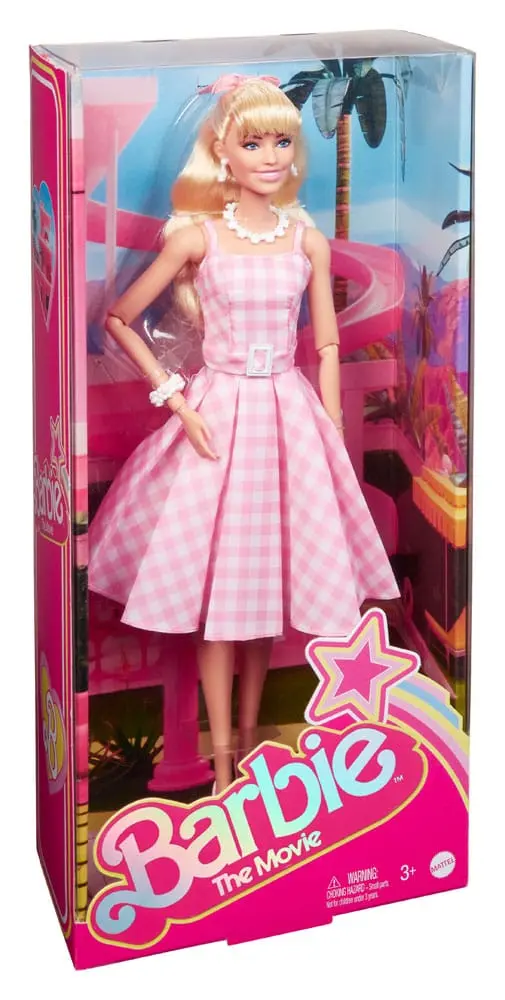 Barbie The Movie Doll Barbie u ružičastoj Gingham haljini [OŠTEĆENO PAKIRANJE] fotografija proizvoda