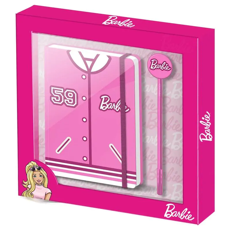 Barbie Varsity dnevnik + set olovaka fotografija proizvoda