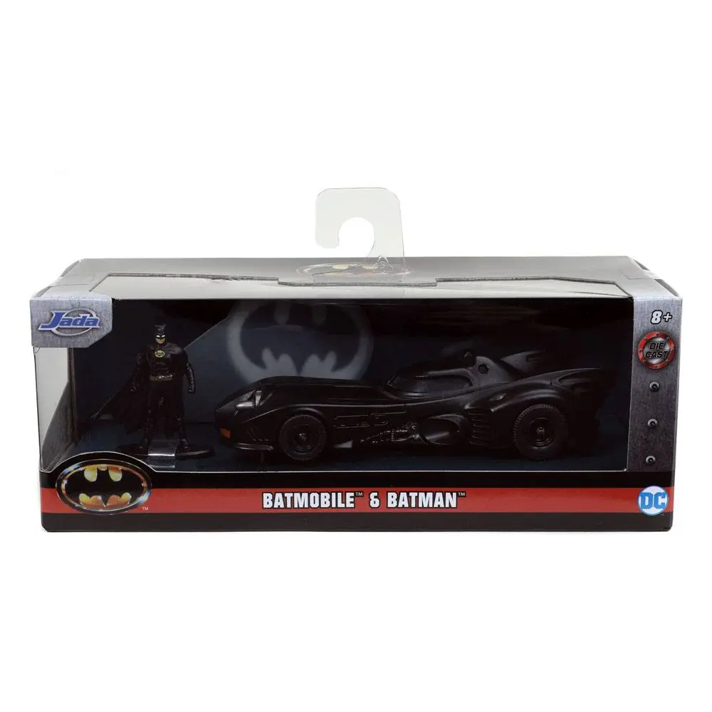 Batman 1989 Hollywood Rides Diecast Model 1/32 1989 Batmobile s Figurom fotografija proizvoda