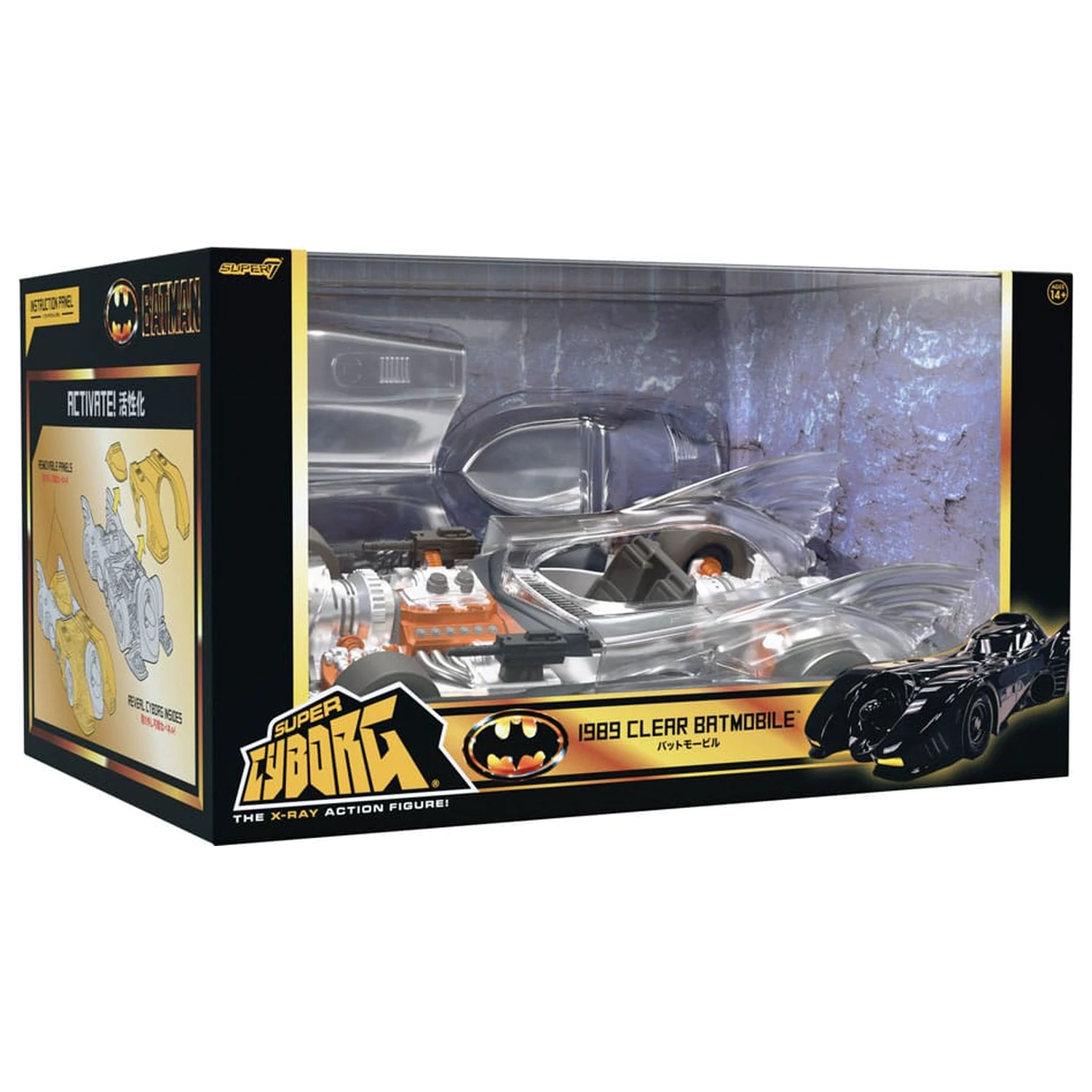 Batman 1989 Super Cyborg Vozilo Batmobile 1989 (Prozirno) 35 cm fotografija proizvoda
