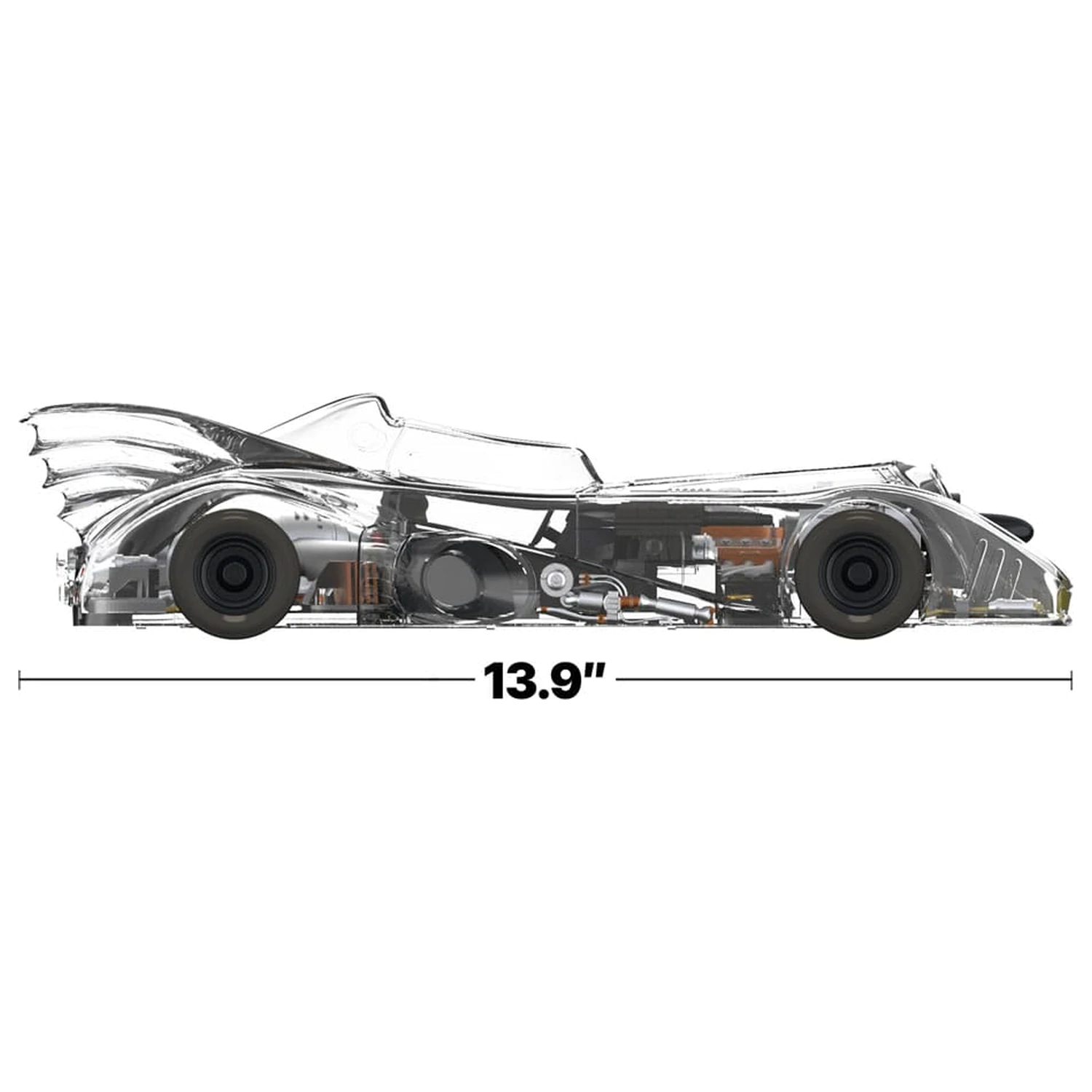 Batman 1989 Super Cyborg Vozilo Batmobile 1989 (Prozirno) 35 cm fotografija proizvoda