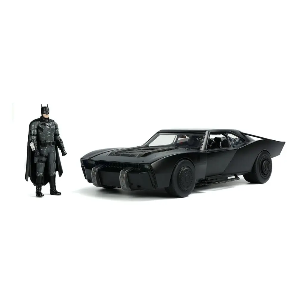 Batman 2022 Hollywood Rides Diecast Model 1/18 2022 Batmobile s Figurom fotografija proizvoda