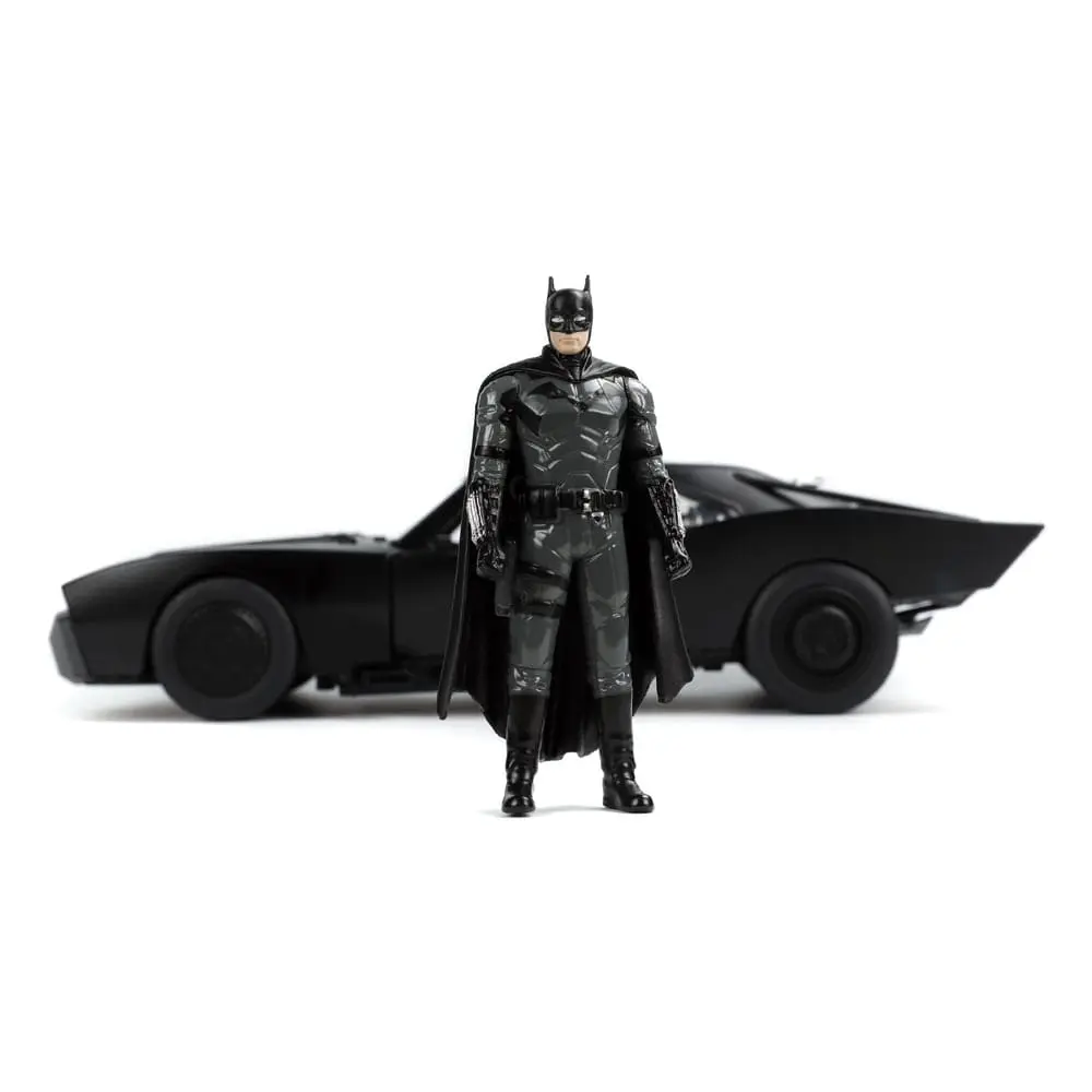 Batman 2022 Hollywood Rides Diecast Model 1/18 2022 Batmobile s Figurom fotografija proizvoda