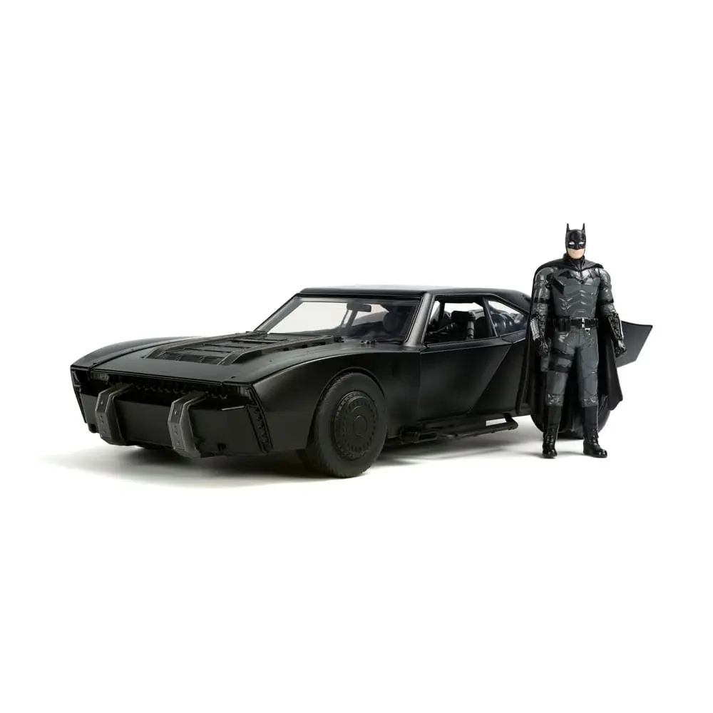 Batman 2022 Hollywood Rides Diecast Model 1/18 2022 Batmobile s Figurom fotografija proizvoda