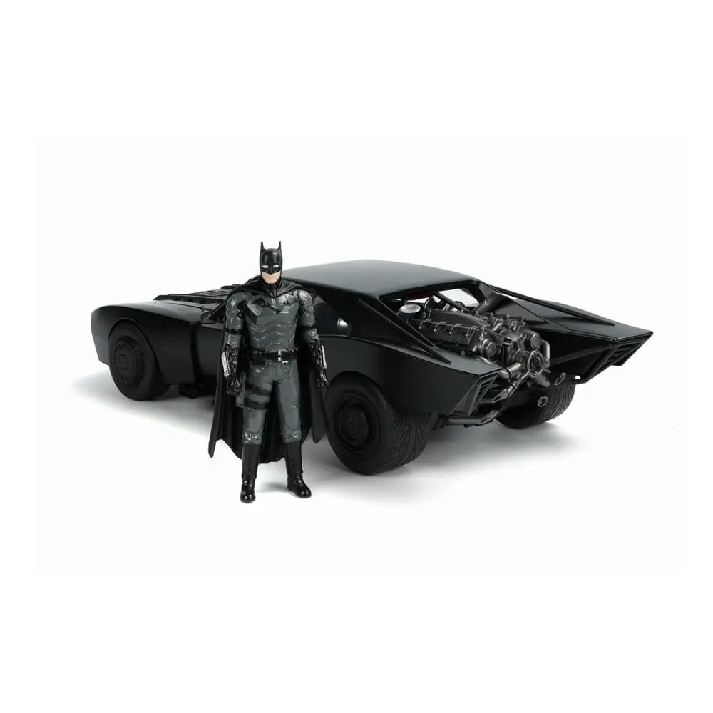 Batman 2022 Hollywood Rides Diecast Model 1/18 2022 Batmobile s Figurom fotografija proizvoda