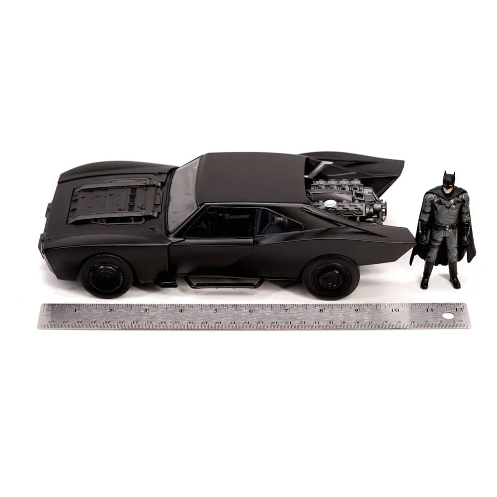 Batman 2022 Hollywood Rides Diecast Model 1/18 2022 Batmobile s Figurom fotografija proizvoda