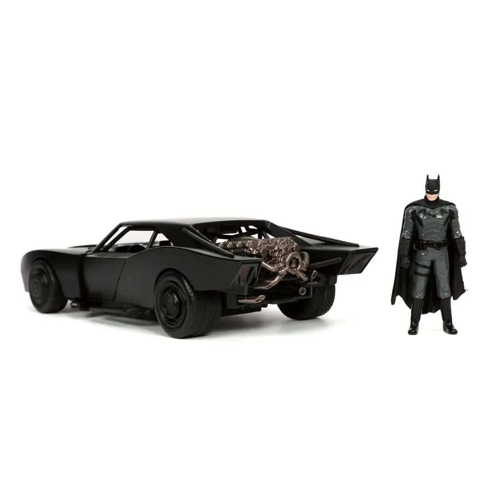 Batman 2022 Hollywood Rides Diecast Model 1/24 2022 Batmobile s figurom fotografija proizvoda