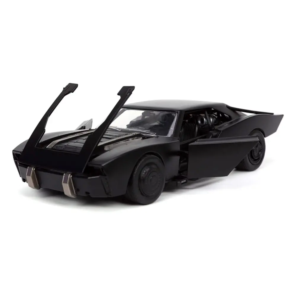 Batman 2022 Hollywood Rides Diecast Model 1/24 2022 Batmobile s figurom fotografija proizvoda