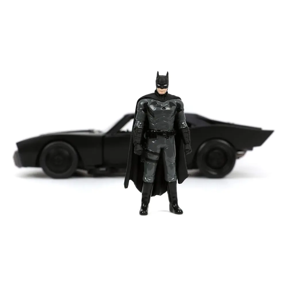 Batman 2022 Hollywood Rides Diecast Model 1/24 2022 Batmobile s figurom fotografija proizvoda