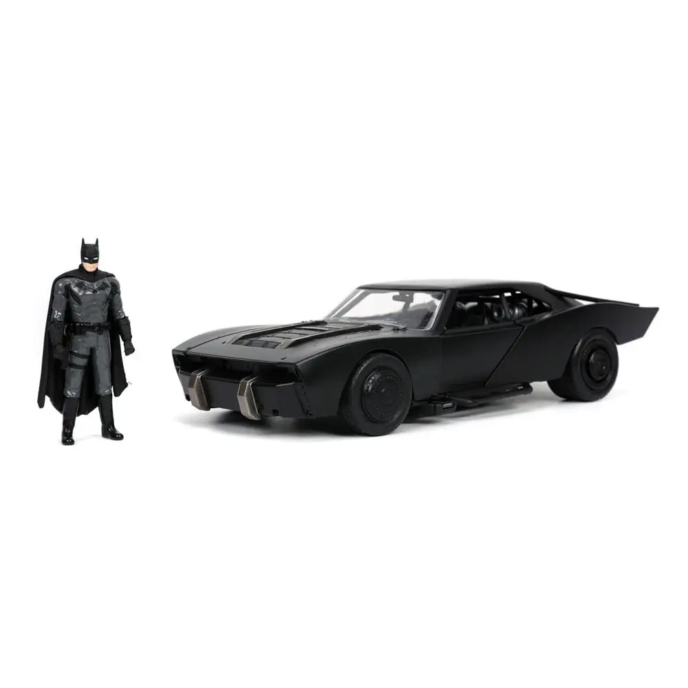 Batman 2022 Hollywood Rides Diecast Model 1/24 2022 Batmobile s figurom fotografija proizvoda