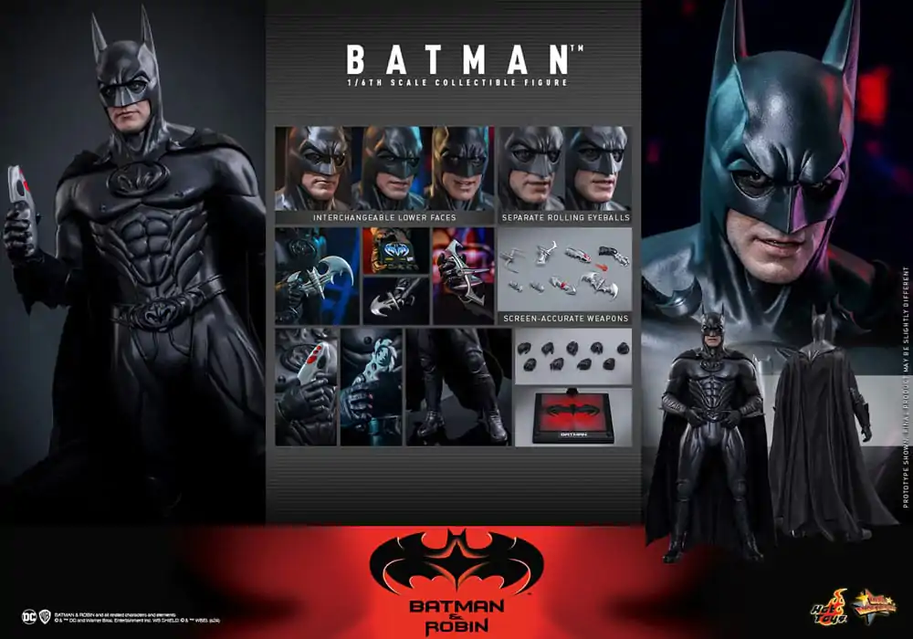 Batman & Robin Movie Masterpiece akcijska figura 1/6 Batman 30 cm fotografija proizvoda