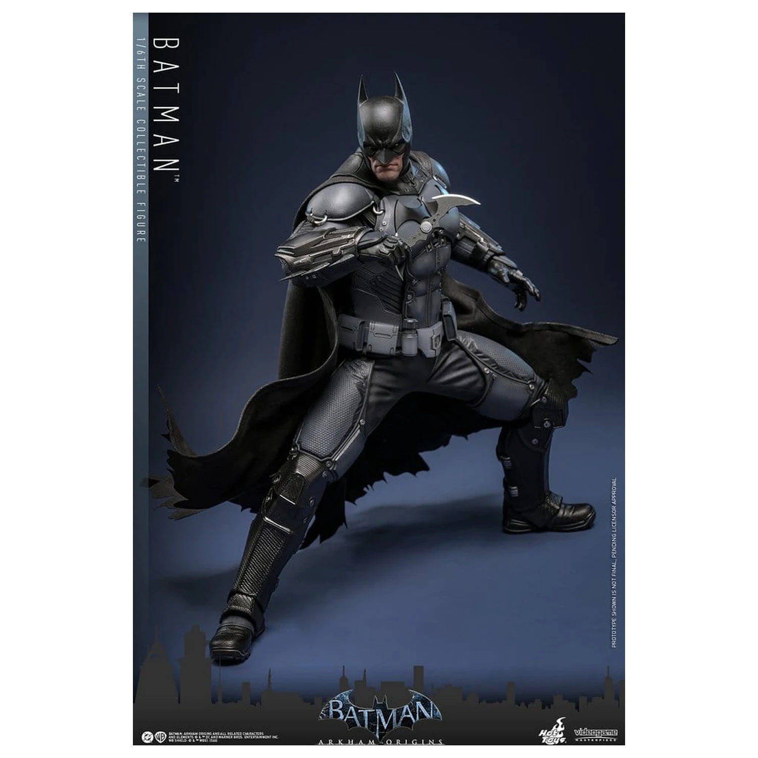 Batman Arkham Origins Videogame Remek-djelo Akcijska Figura 1/6 Batman 33 cm fotografija proizvoda