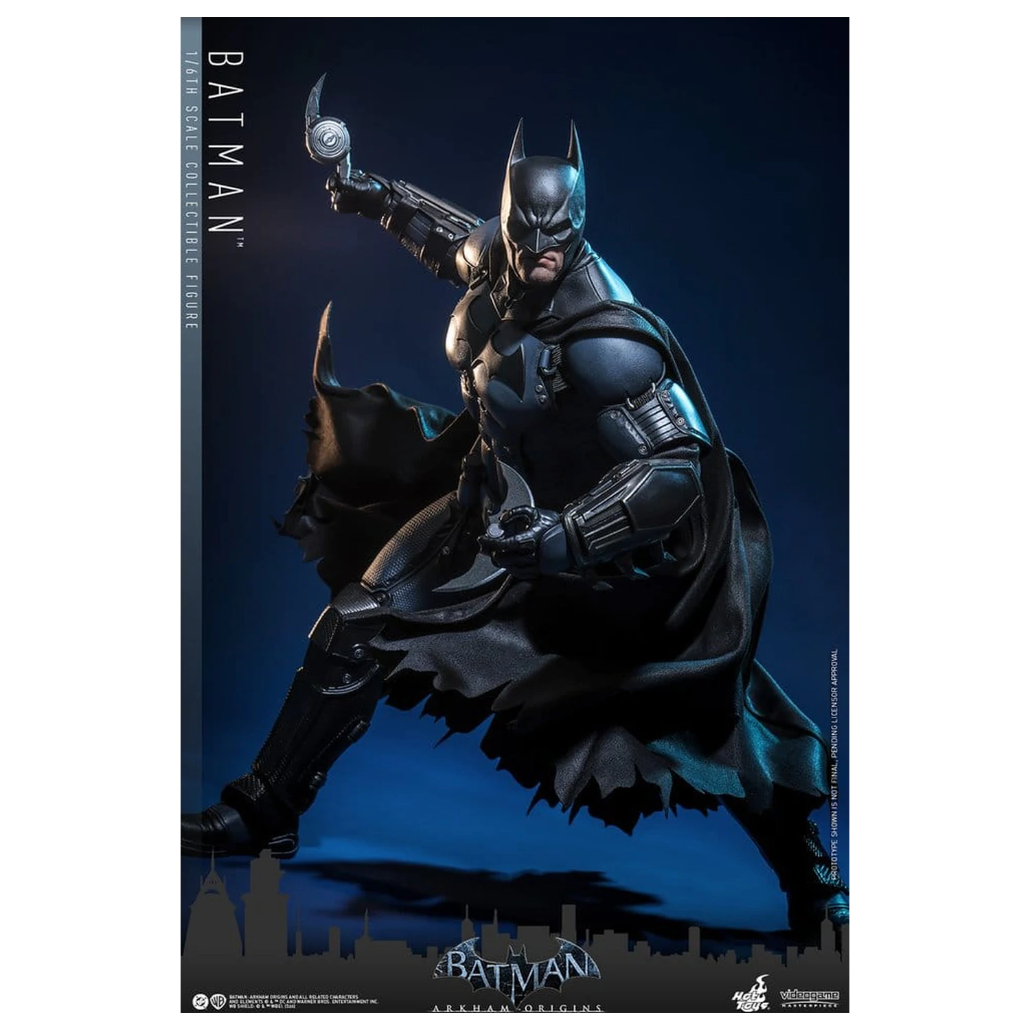 Batman Arkham Origins Videogame Remek-djelo Akcijska Figura 1/6 Batman 33 cm fotografija proizvoda