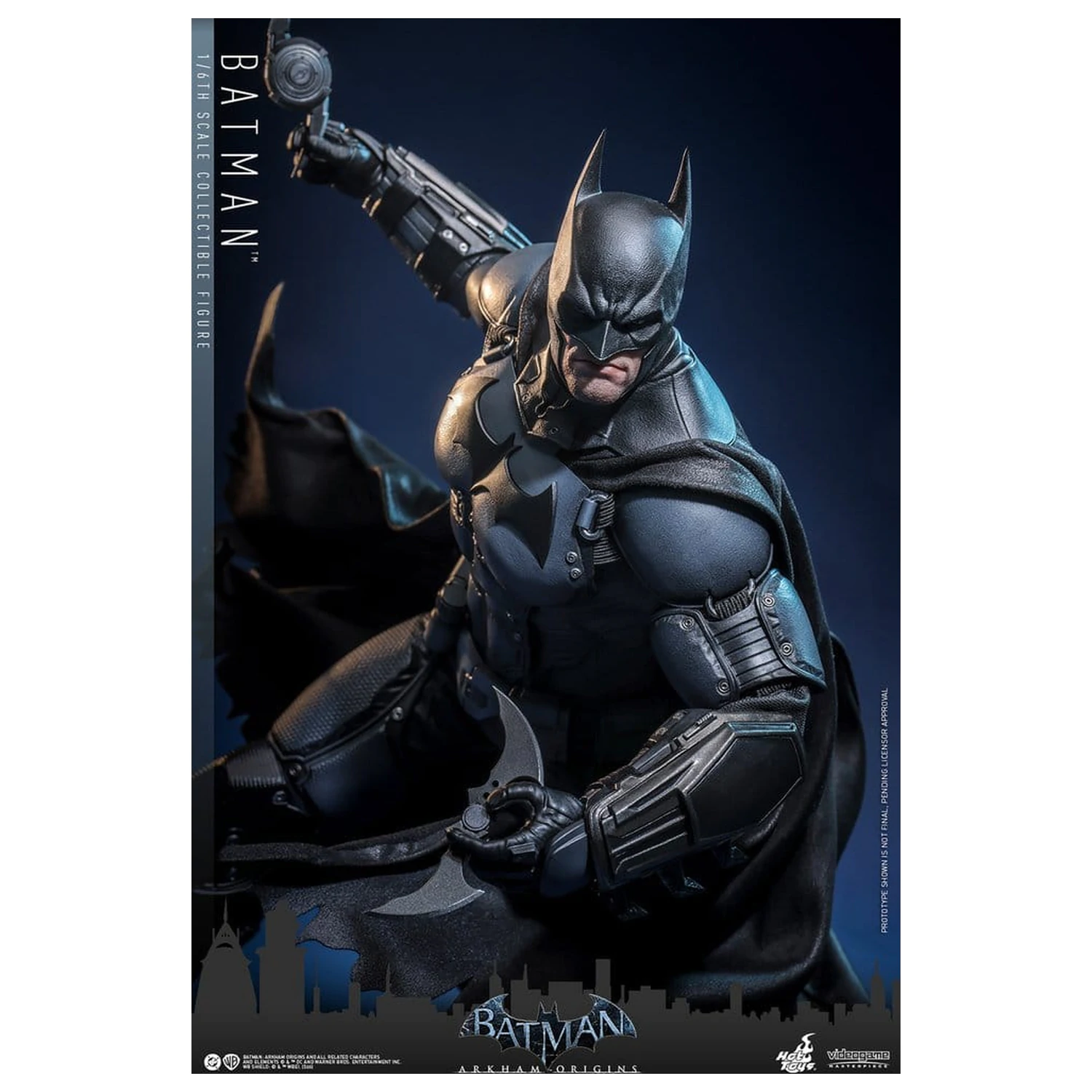 Batman Arkham Origins Videogame Remek-djelo Akcijska Figura 1/6 Batman 33 cm fotografija proizvoda