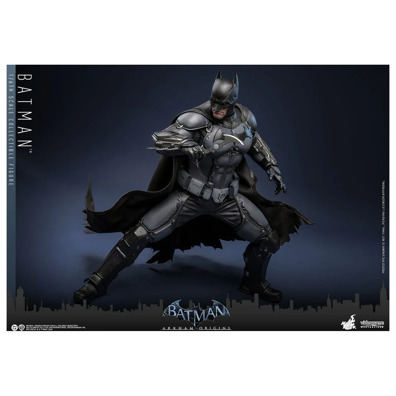Batman Arkham Origins Videogame Remek-djelo Akcijska Figura 1/6 Batman 33 cm fotografija proizvoda