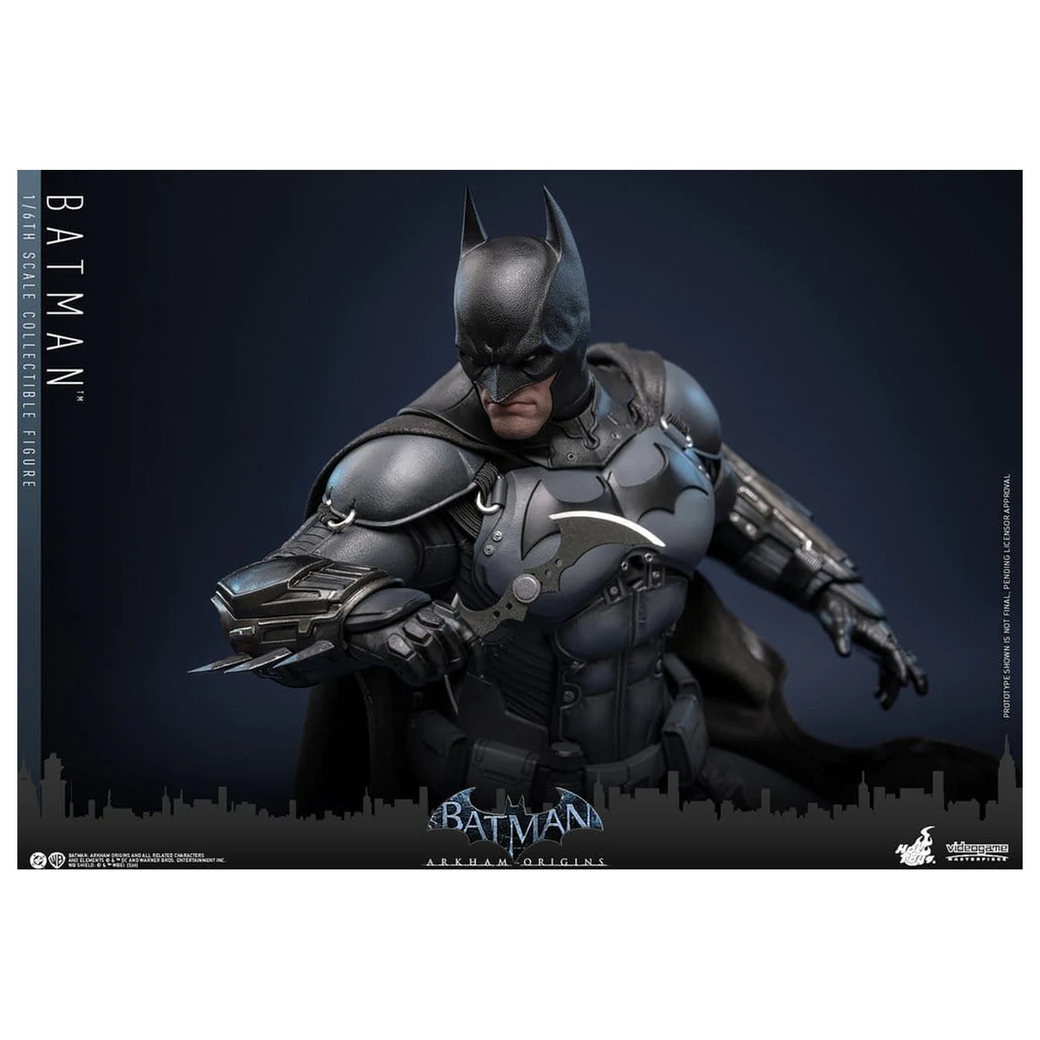 Batman Arkham Origins Videogame Remek-djelo Akcijska Figura 1/6 Batman 33 cm fotografija proizvoda