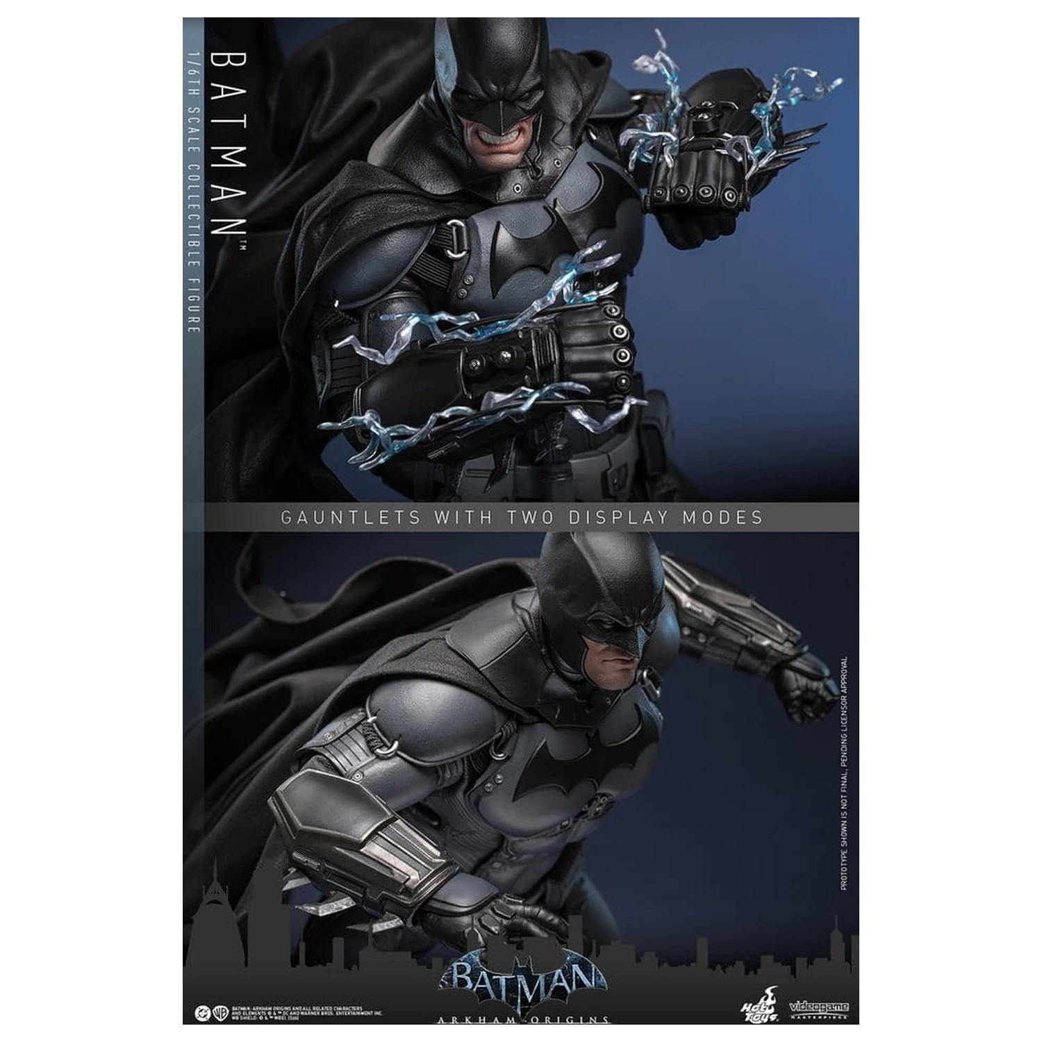 Batman Arkham Origins Videogame Remek-djelo Akcijska Figura 1/6 Batman 33 cm fotografija proizvoda
