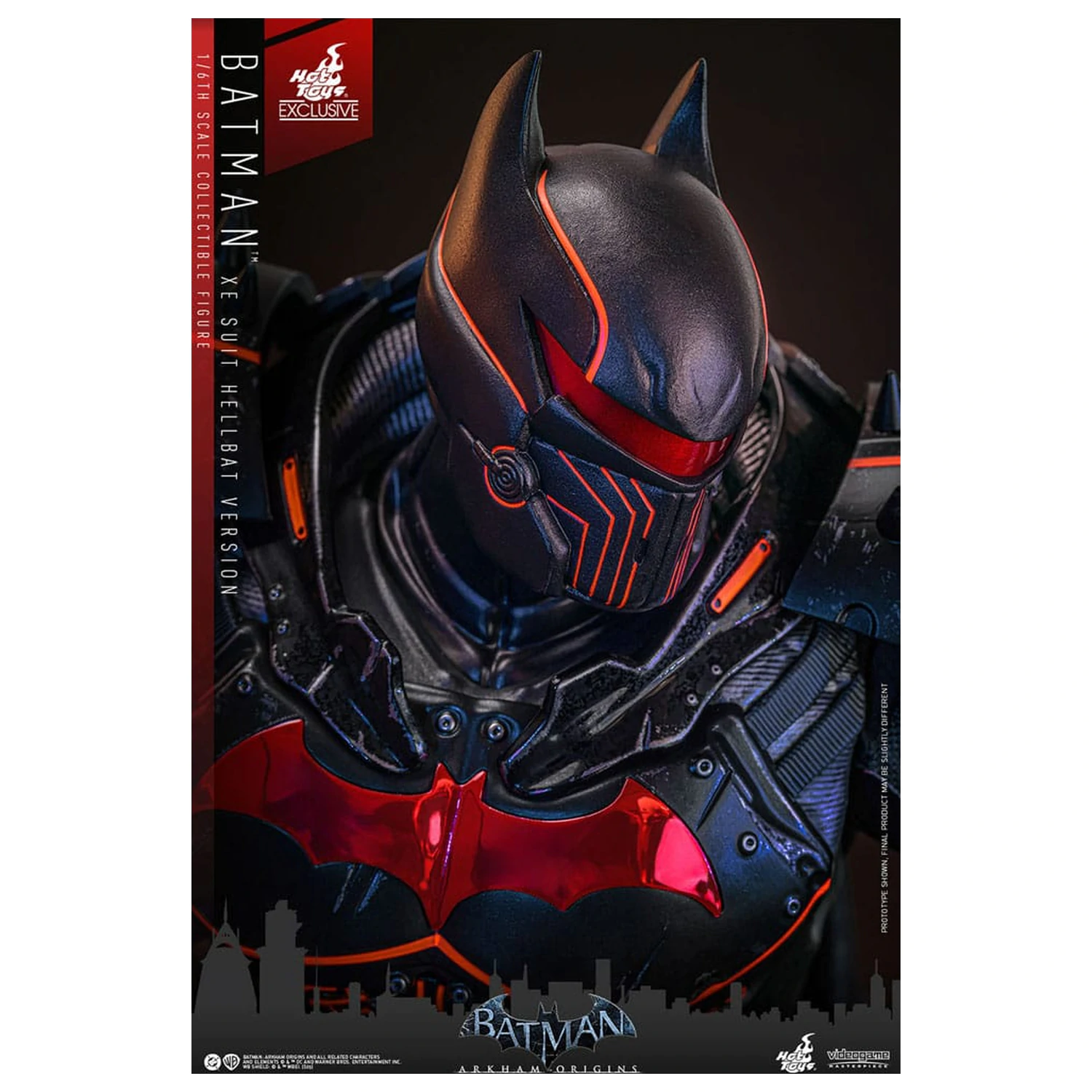 Batman Arkham Origins video igra majstorsko djelo akcijska figura 1/6 XE odijelo Hellbat verzija 33 cm fotografija proizvoda