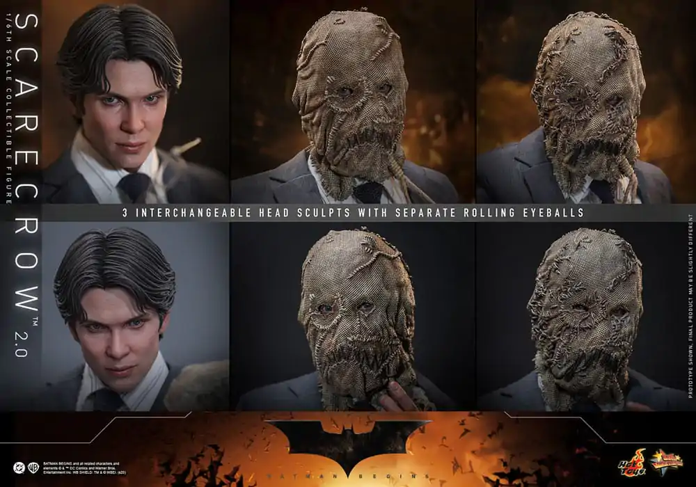 Batman Begins Movie Masterpiece akcijska figura 1/6 Scarecrow 2.0 30 cm fotografija proizvoda