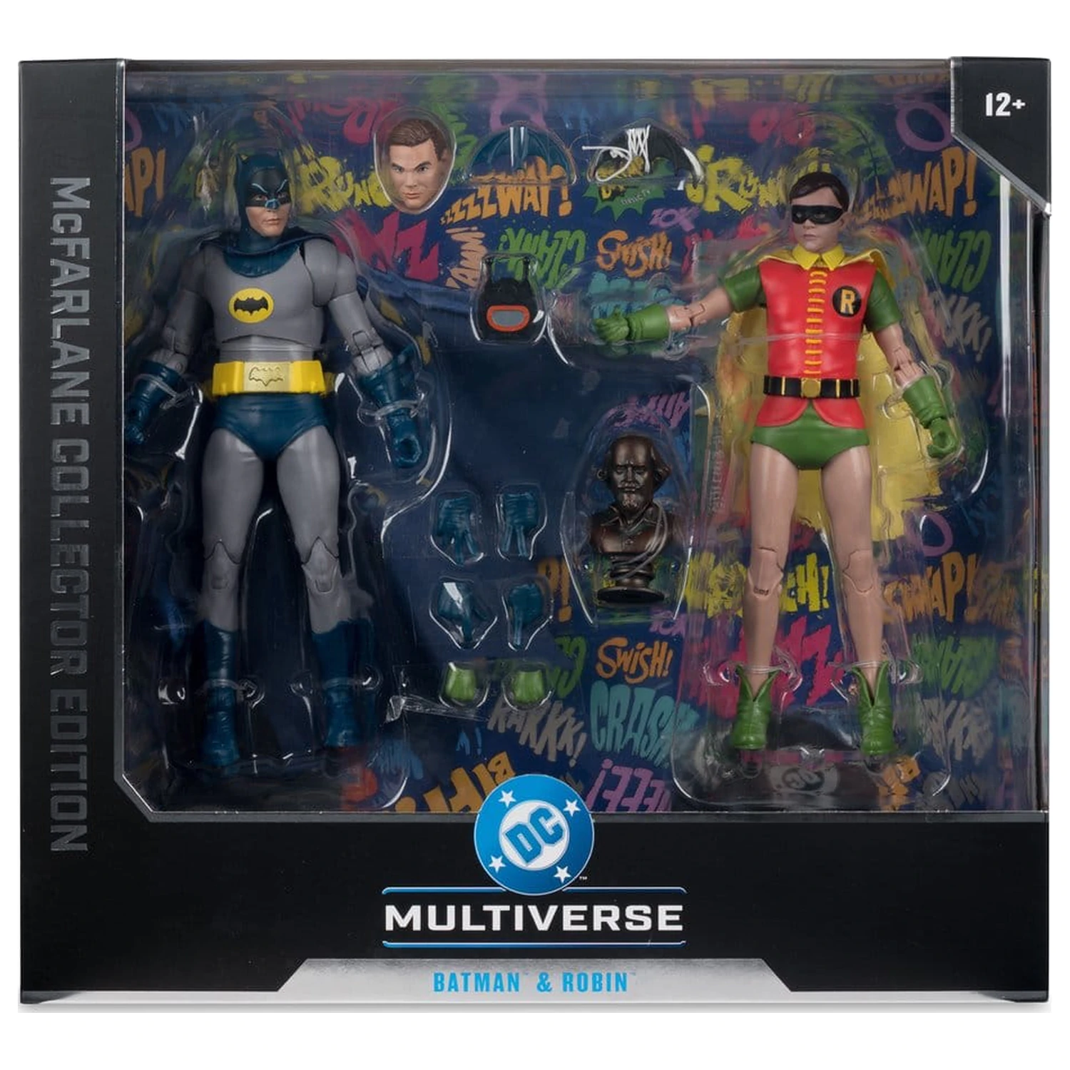 Batman Classic TV Series DC Multiverse McFarlane Collector Edition Akcijska figura 2-pakiranje Batman i Robin 18 cm fotografija proizvoda