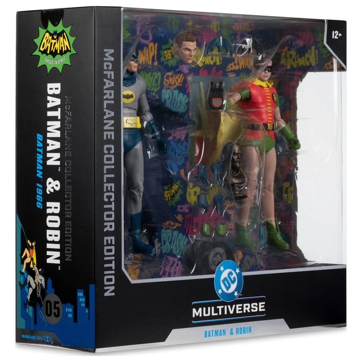 Batman Classic TV Series DC Multiverse McFarlane Collector Edition Akcijska figura 2-pakiranje Batman i Robin 18 cm fotografija proizvoda