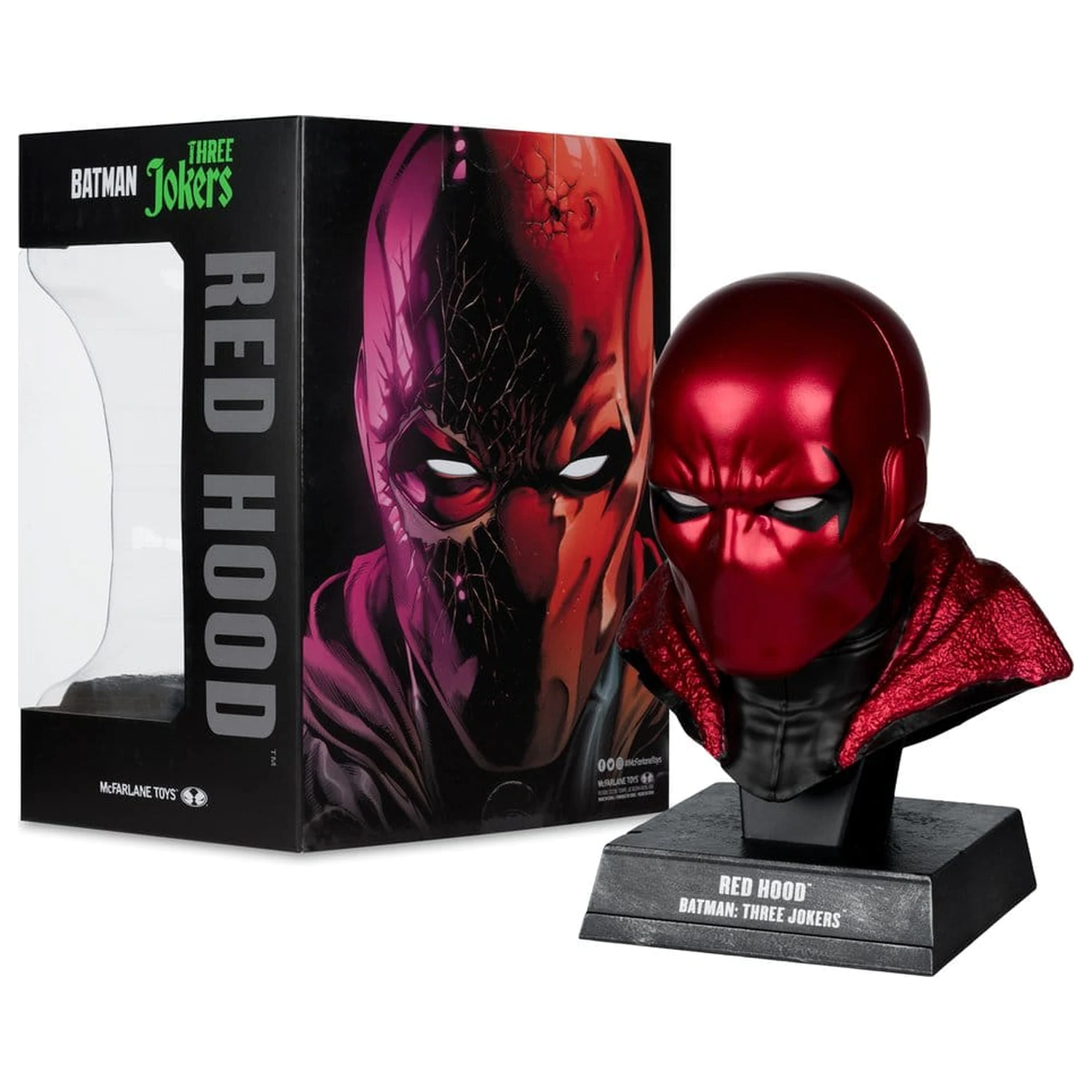 Batman DC Direct Mini-Replica maska 1/3 Red Hood (Batman: Three Jokers) 18 cm fotografija proizvoda
