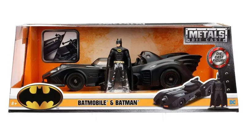 Batman Diecast Model 1/24 1989 Batmobile s figurom fotografija proizvoda