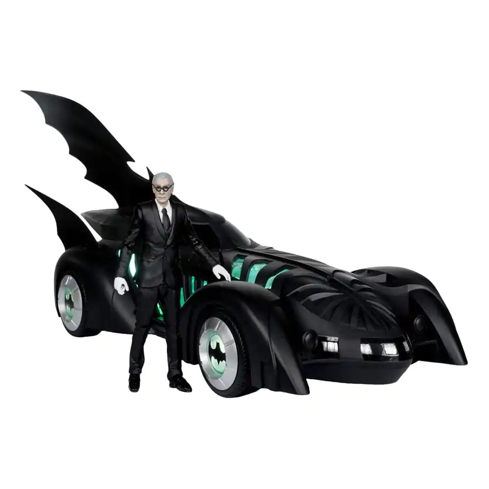 Batman Forever DC Multiverse figura s vozilom Alfred Pennyworth & Batmobile (Gold Label) 79 cm fotografija proizvoda